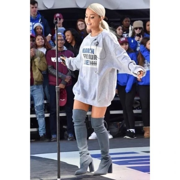 Stuart Weitzman Hiline Over-the-Knee Suede Heeled Boots